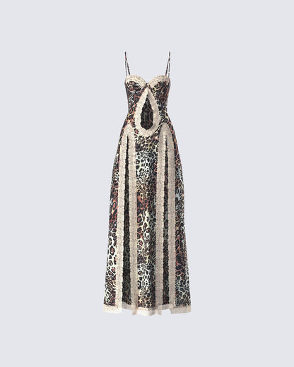 CLARO Leopard Dress