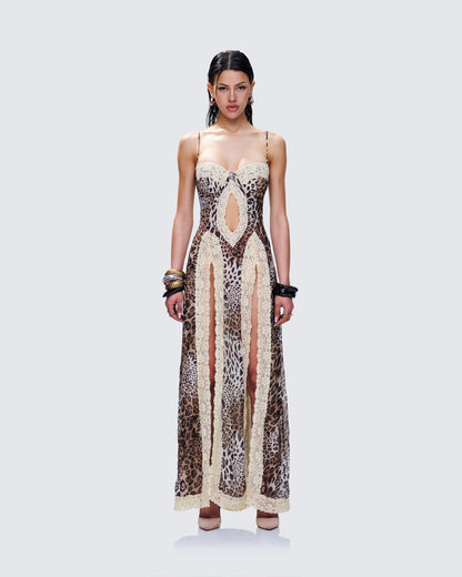 CLARO Leopard Dress